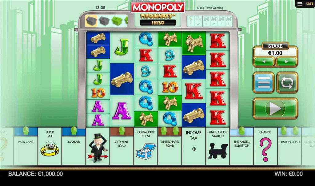 Spēlēt tagad - Monopoly Megaways